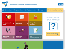 Tablet Screenshot of pensioenschoonmaak.nl